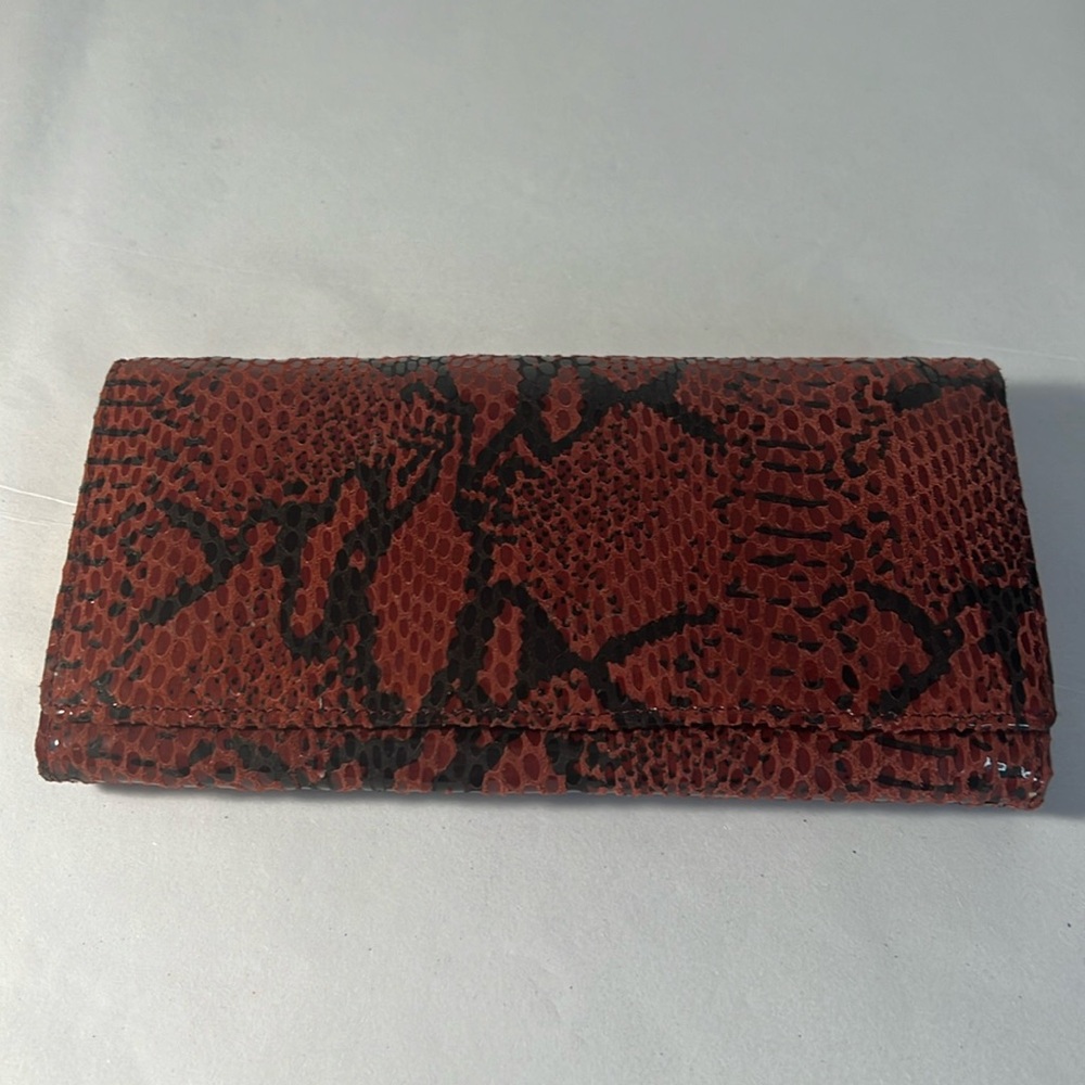 The Find Stamped Leather Wallet/Wristlete